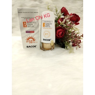 Bacoe kem chống nắng trang điểm