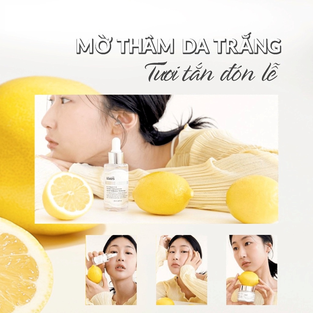 Tinh Chất Klairs Vitamin C Dưỡng Sáng Da, Mờ Thâm 35ml Freshly Juiced Vitamin Drop