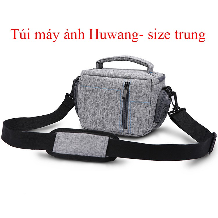 [Freeship toàn quốc từ 50k] Túi máy ảnh Huwang size trung