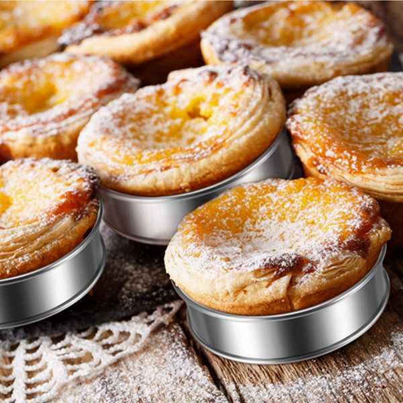 Set 20 Khuôn Làm Bánh Muffin 3.15 Inch Bằng Thép Không Gỉ