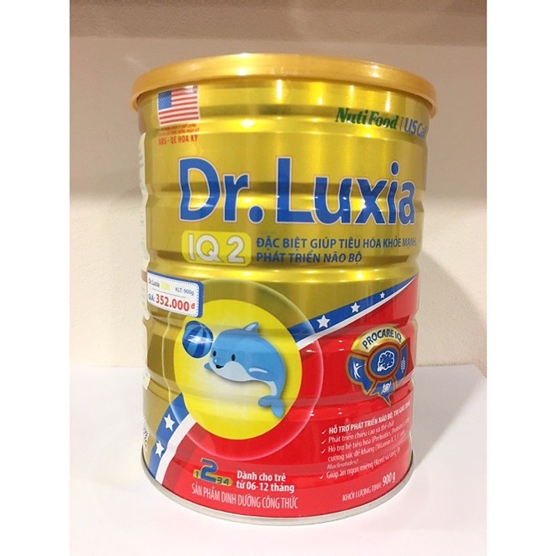 Sữa Dr.luxia IQ2 6-12   Hộp 900g