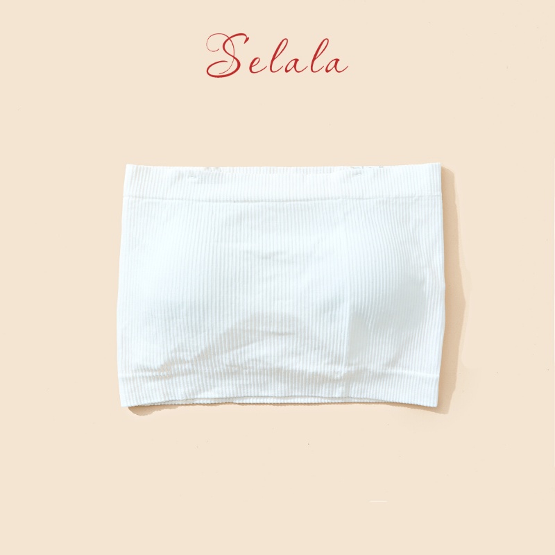 Áo 2 Dây Quây Selala 2 in1 Gân Tăm Có Sẵn Nâng Ngực Tôn Dáng 2D11