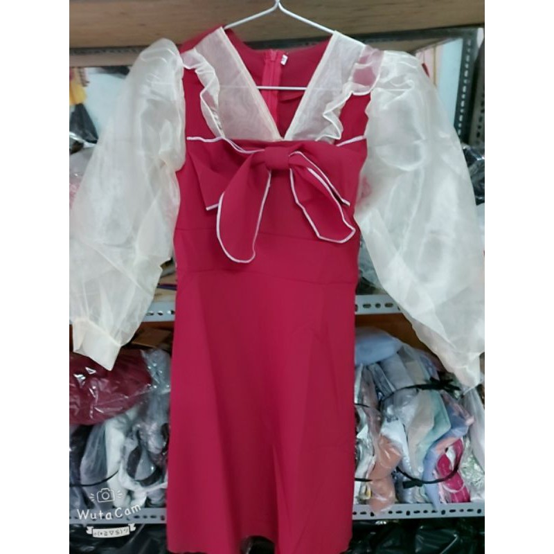 Đầm tiểu thư phối lưới