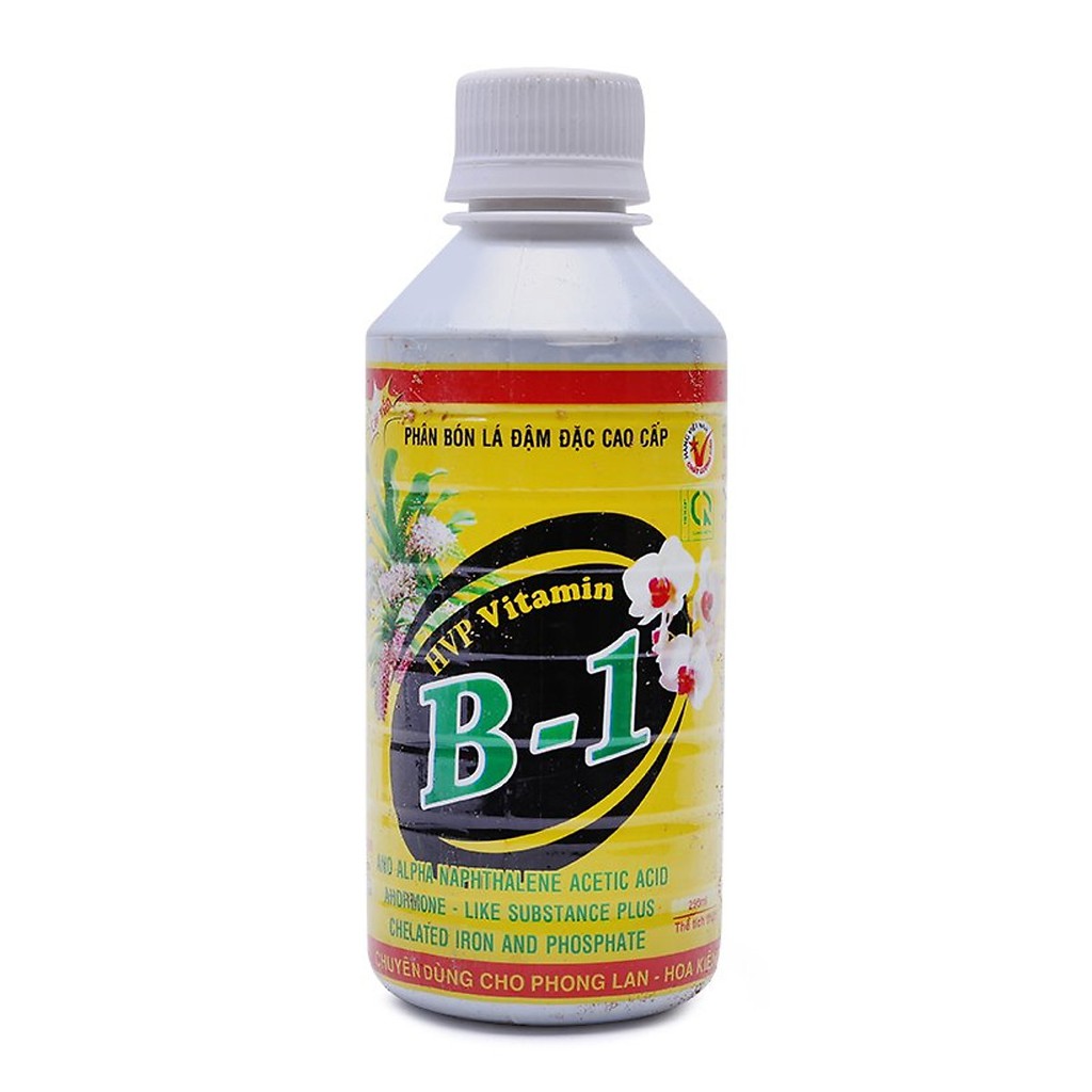 Phân bón lá đậm đặc cao cấp HVP Vitamin B1 chuyên dùng cho Phong Lan, cây cảnh 250ml