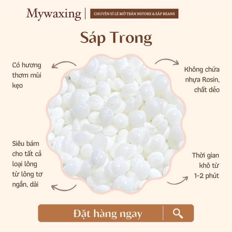 Combo sáp wax và serum mỡ trăn giúp triệt lông