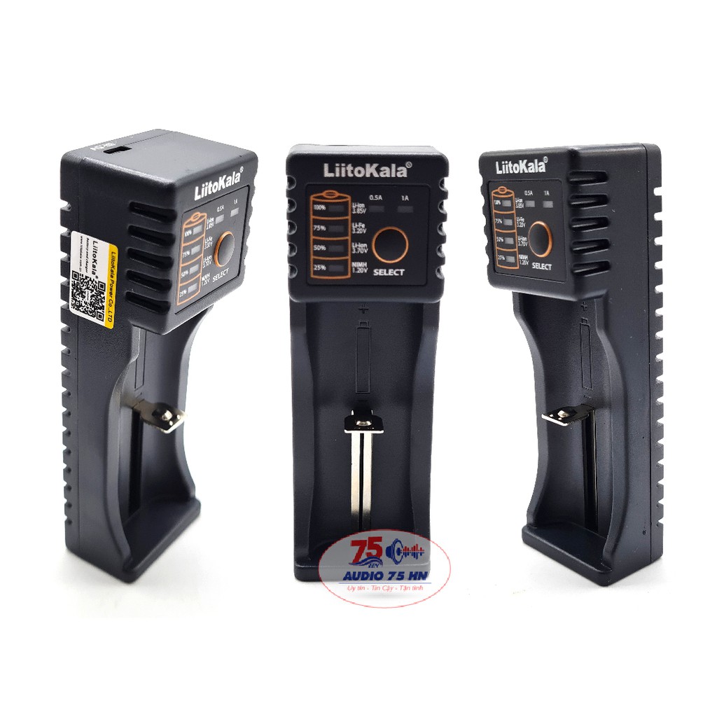Bộ Sạc Pin Đa Năng Liitokala Lii-100B 18650 26650 4.35V / 3.2V / 3.7V / 1.2V cao cấp