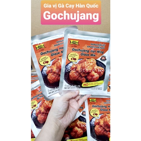 [Lobo Thái] Gia vị Gà Rán Sốt Cay Hàn Quốc Gochujang 100g/ Gochujang Hot Wing Glaze Mix