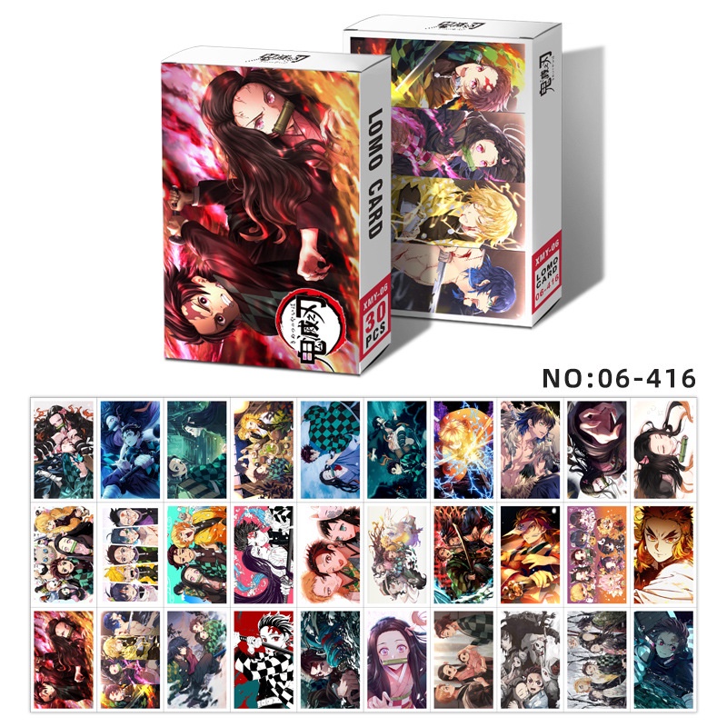 Haikyuu,Hunter×Hunter,Demon Slayer,Black Clover,Attack on Titan,NARUTO,Jujutsu Kaisen,Chainsawman,ONE PIECE,My Hero Academia,Re:Life In A Different World Photocard Lomo Card