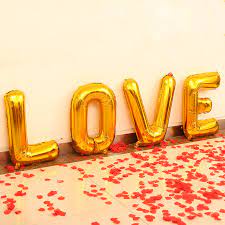 Bóng chữ LOVE size đại - Bóng bay LOVE size 32inchs - 70cm trang trí phòng cưới, đám cưới, sinh nhật  của Bống Balloon