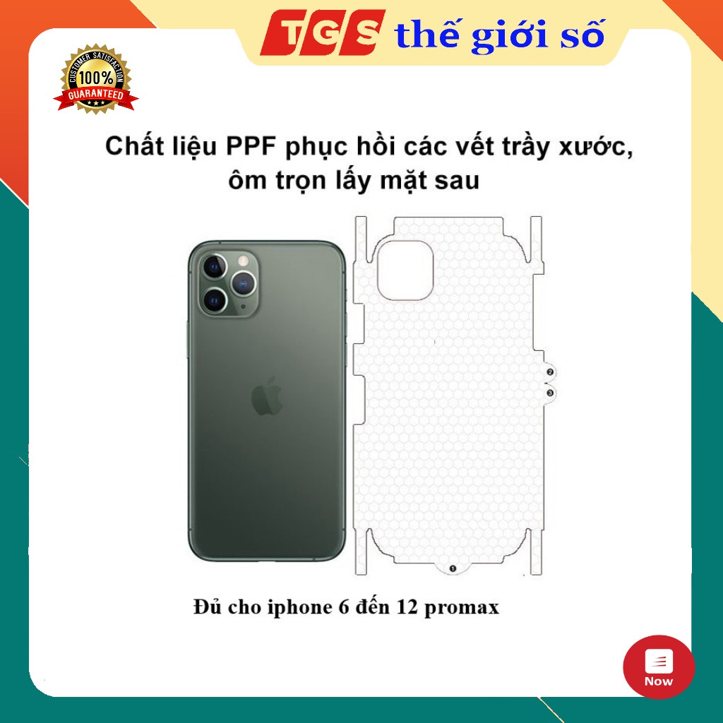 Miếng dán PPF chống vân tay và trong suốt Iphone 6/6s/6plus/8plus/x/xs max/11/11 promax/12/12 promax