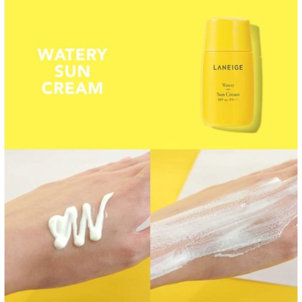Kem Chống Nắng Dưỡng Ẩm, Chống Trôi Laneige Watery Sun Cream SPF50+/PA++++ 50ml