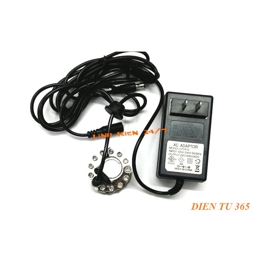 Máy Phun Sương Kèm Nguồn Adapter 24V-1A Có led thay đổi màu