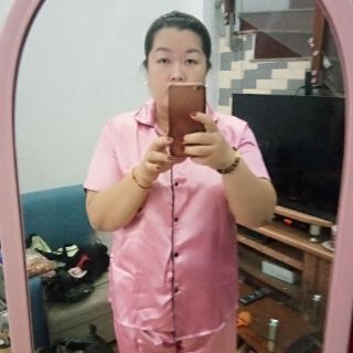 bộ pijama lụa trơn big size (70-90kg)