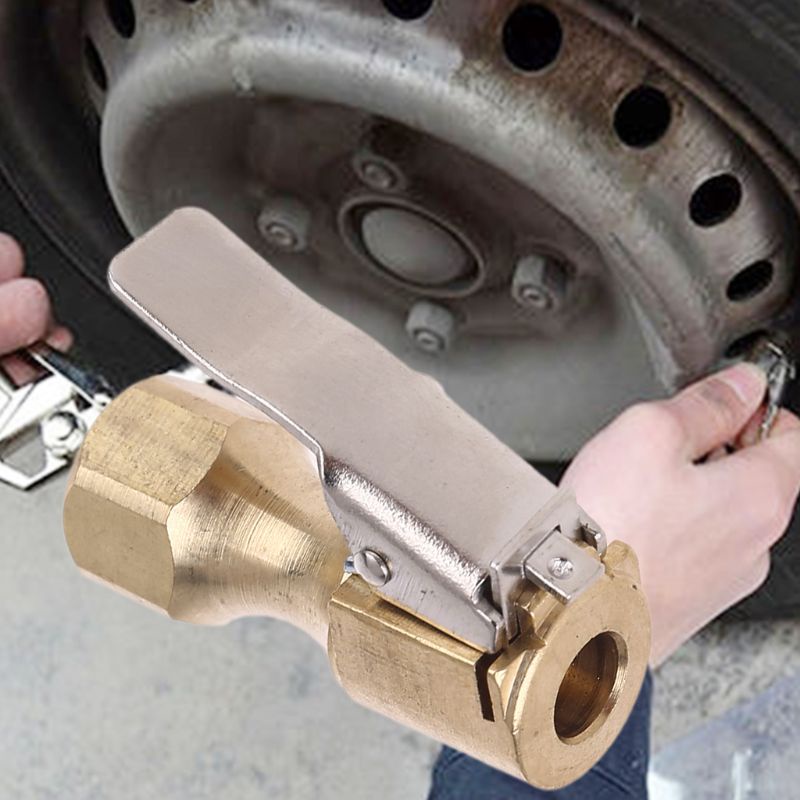 Ống Bơm Hơi Mini 1 / 4 &quot;Kèm Kẹp Nối Chuyên Dụng Cho Lốp Xe Hơi