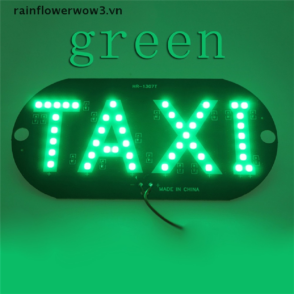 Đèn LED Chữ Taxi Gắn Kính Chắn Gió Xe Hơi