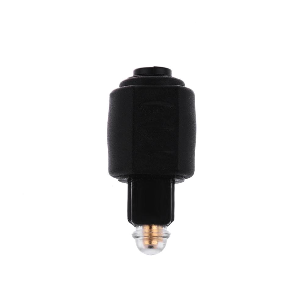 JONYE Đầu Chuyển Đổi Âm Thanh Toslink Hình Tròn Màu Đen Sang Vuông Mini
