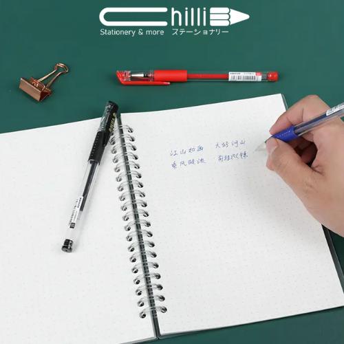 Bút Gel B Beifa Nắp Đậy 3 Màu Tiện Dụng