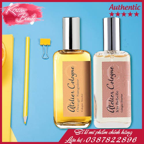 Nước hoa Atelier Cologne 30ml đa hương