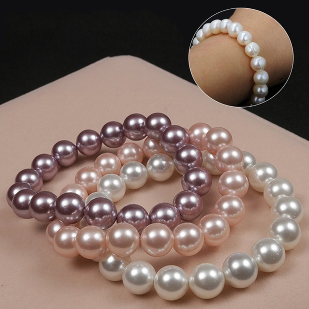 Vòng Tay Ngọc Trai Xinh Xắn 10mm