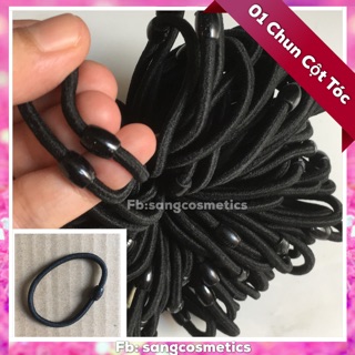 01 Chun Thun Cột Tóc Đen Trơn