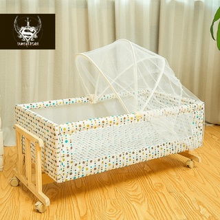 PAN- Nôi gỗ trẻ em Nhật Bản NOI01 0-2 tuổi (87x45x25cm) - Skylife 🍀 𝐅𝐑𝐄𝐄𝐒𝐇𝐈𝐏 🍀