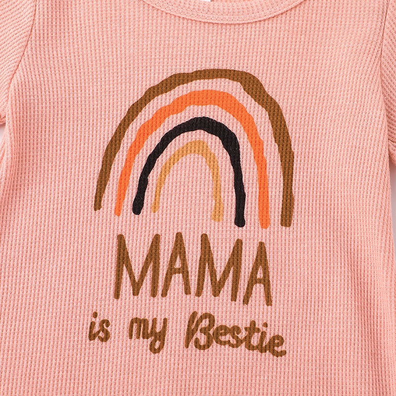 Body bé gái đồ sơ sinh từ 0 đến 24 tháng cầu vồng bodysuit liền thân mùa hè Tay Ngắn Dệt Kim quần áo cho bé trẻ em
