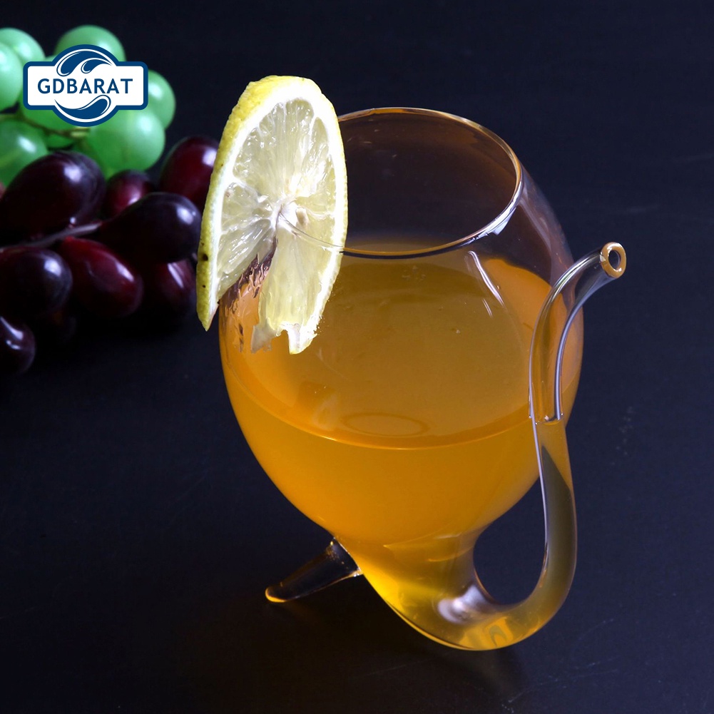 [NYCA Stock] Ống Hút Thủy Tinh Uống Rượu Whiskey / Nước Ép Chịu Nhiệt