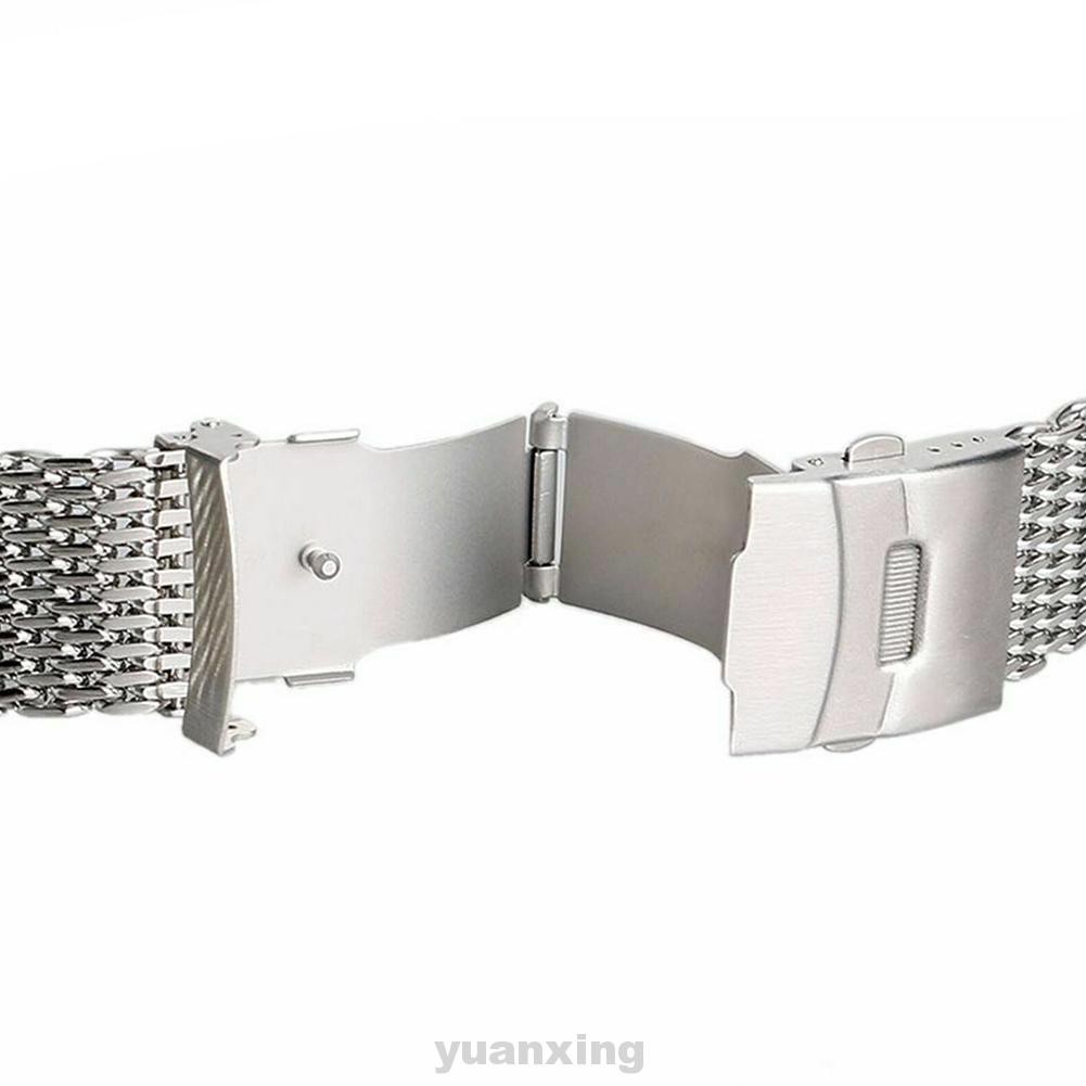 Adjustable Milanese Replacement Stainless Steel Wear Resistant Mesh Fashion Watch Strap