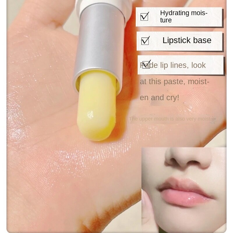 Tuýp Son Dưỡng Môi Vị Đào Màu Trắng Thương Hiệu Cappuvini