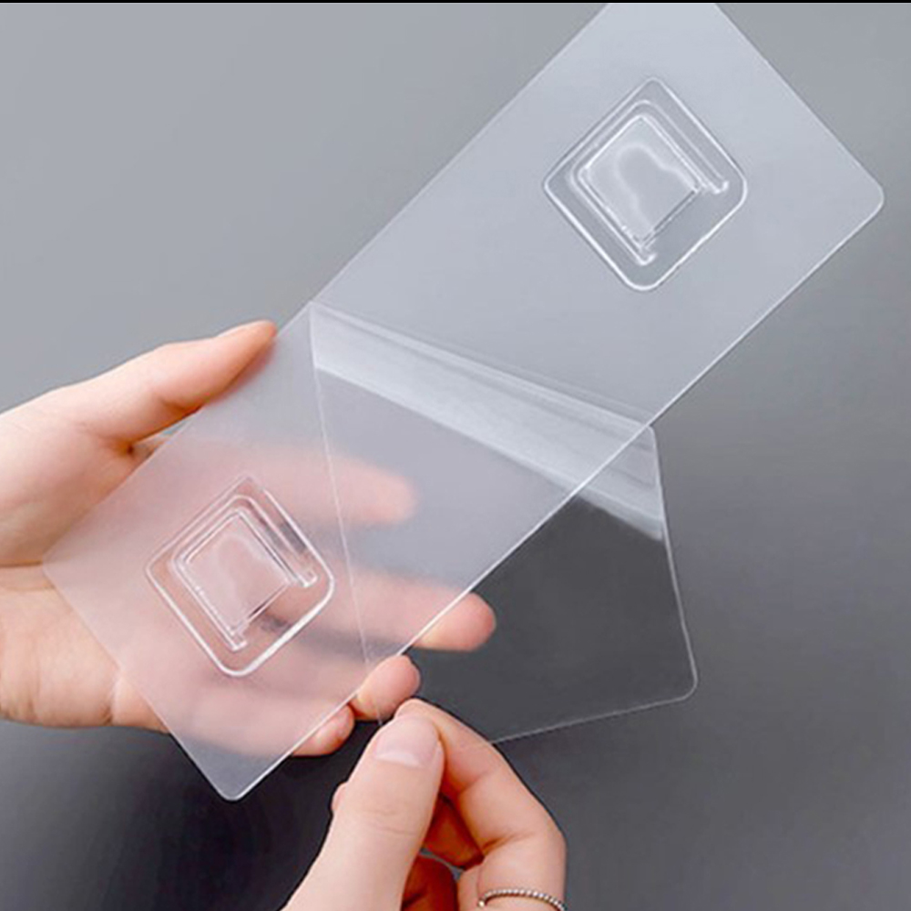 Set 2 / 5 móc dán tường trong suốt treo vật dụng