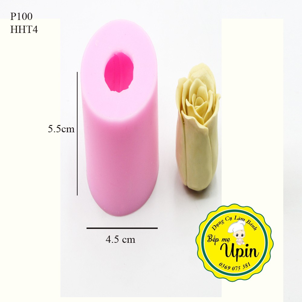 Khuôn Silicon Hoa Hồng Thái Mã HHT4