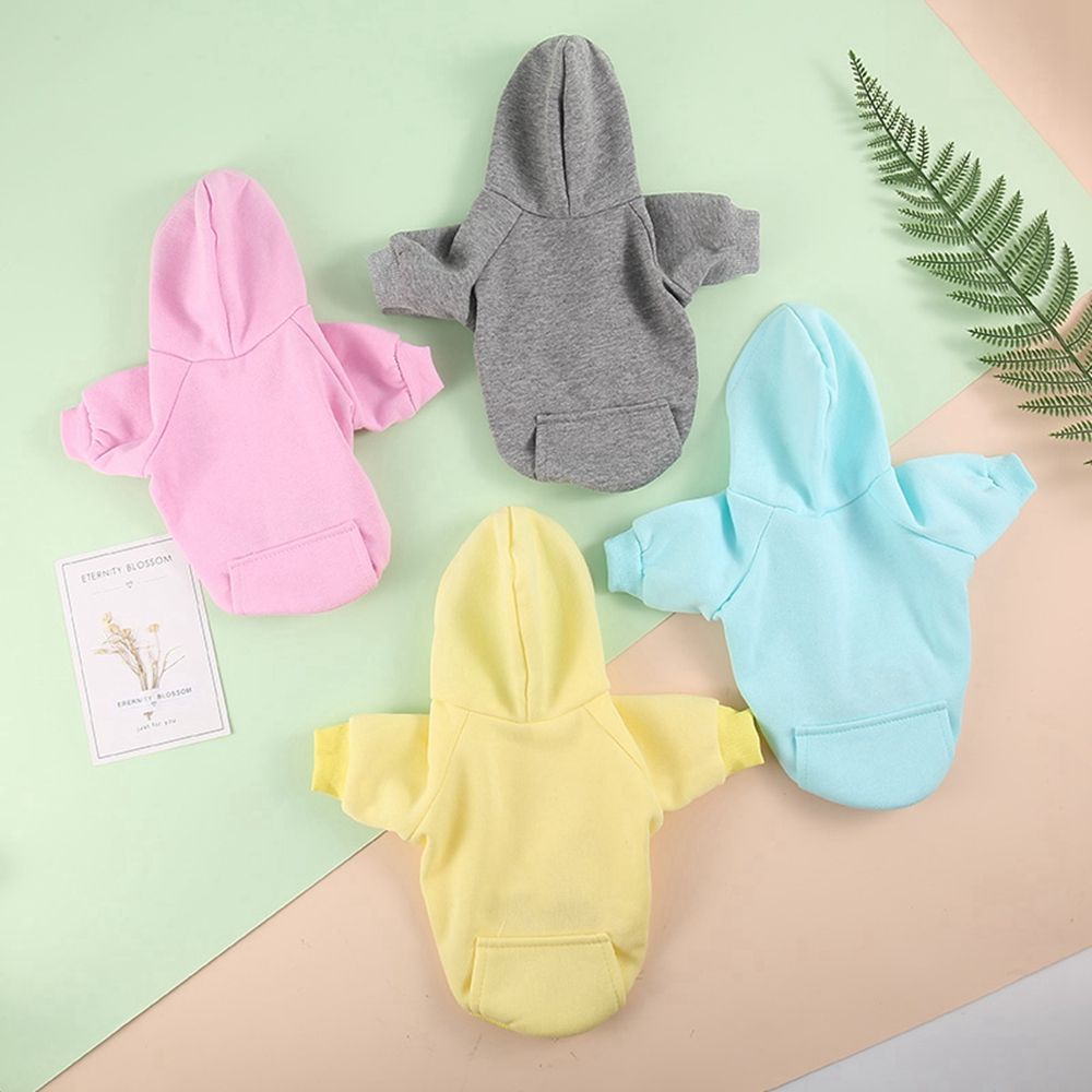Áo hoodie dày dặn nhiều màu thời trang thu đông cho thú cưng Chihuahua