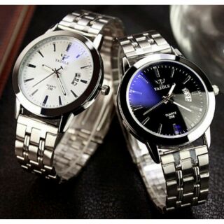 ❤ Đồng hồ Yayole dây da size 38mm kính phản quang