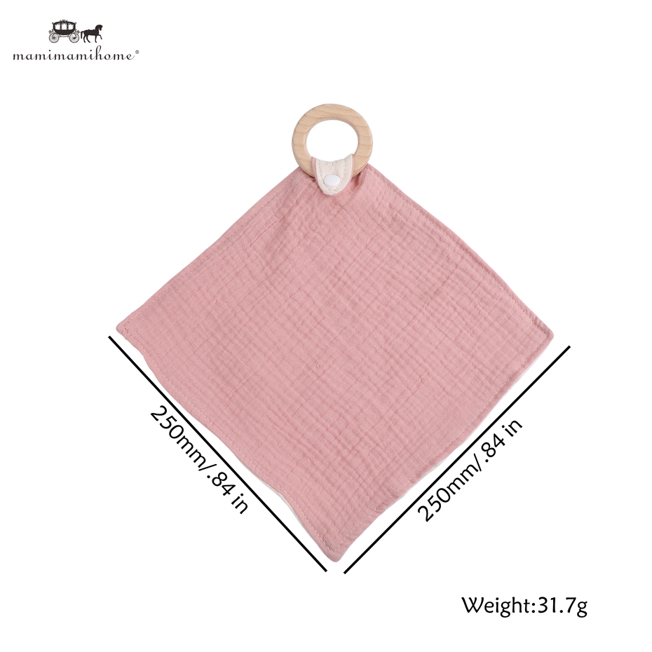 Khăn lau MAMIMAMIHOME vải cotton nguyên chất dễ treo dành cho em bé