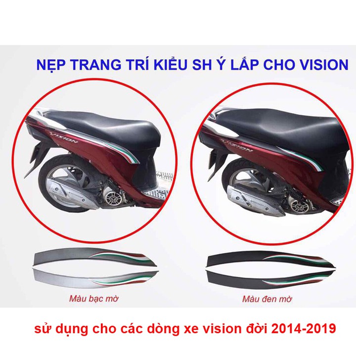 Nẹp sườn xe Honda vision