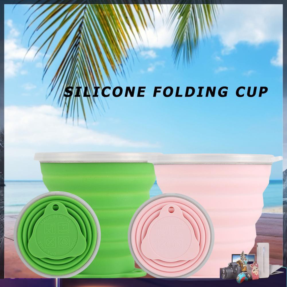 Cốc Nước Silicon Gấp Gọn Tiện Lợi 270ml