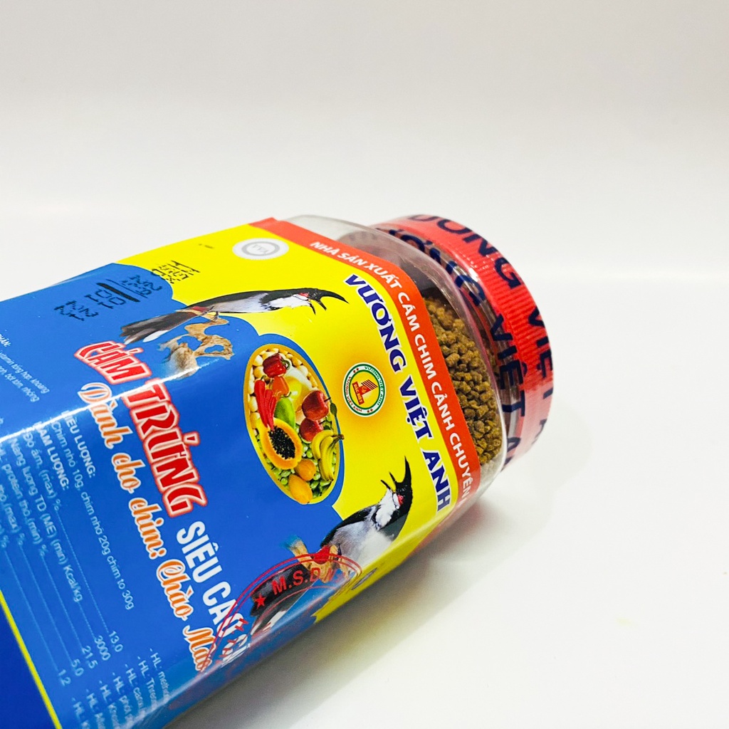 Cám chim chào mào Vương Việt Anh đóng hộp cao cấp 300g phân phối chính hãng bởi TD PET