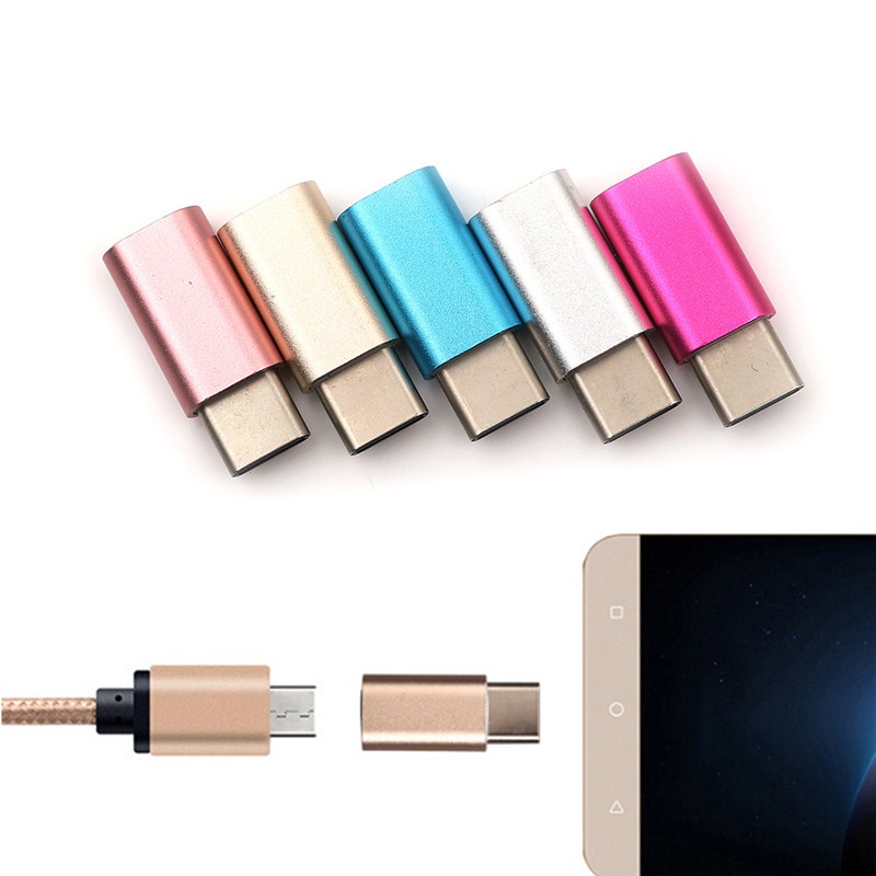 [adorebubble 0528] USB 3.1 Type C OTG Adapter Micro USB to Type-C Phone Converter