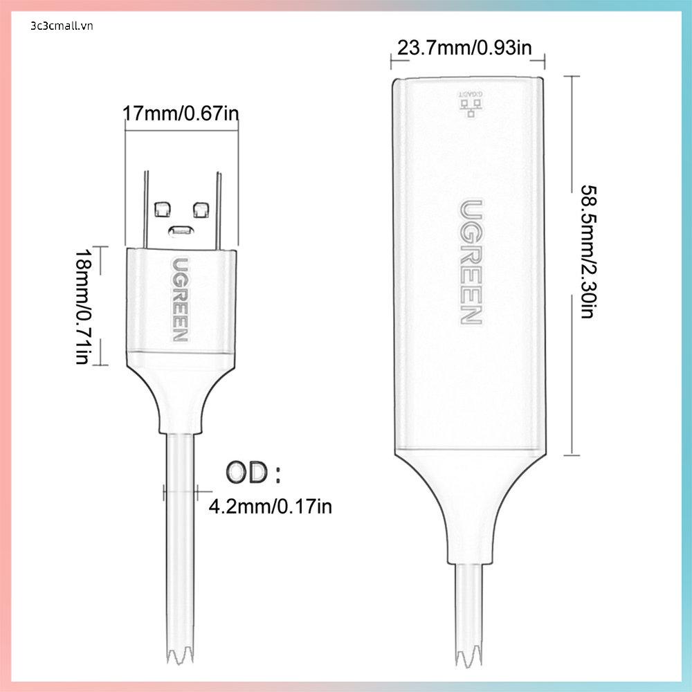 ⚡chất lượng cao⚡USB 3.0 Ethernet Adapter Network Card To RJ45 Lan USB Ethernet Adapter | BigBuy360 - bigbuy360.vn