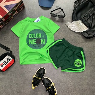 [SIZE NHỎ] SÉT THUN BÉ TRAI COLOR NEON