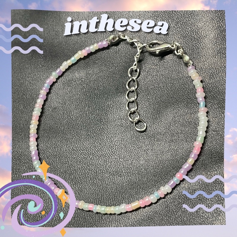 Vòng Tay Hạt Cườm Pastel Mảnh