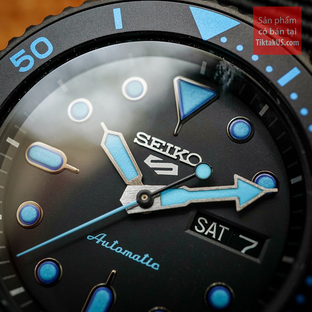 [HÌNH CHỤP THẬT] Đồng hồ nam Seiko 5 Sport 2019 dây vải NATO SRPD81K1