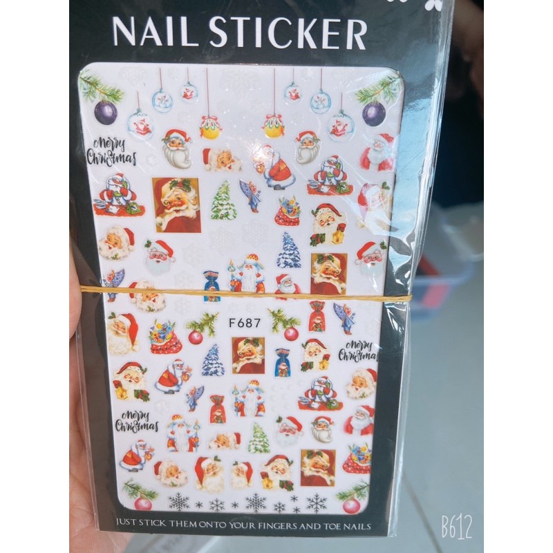 Sticker giáng sinh,noel nhiều mẫu