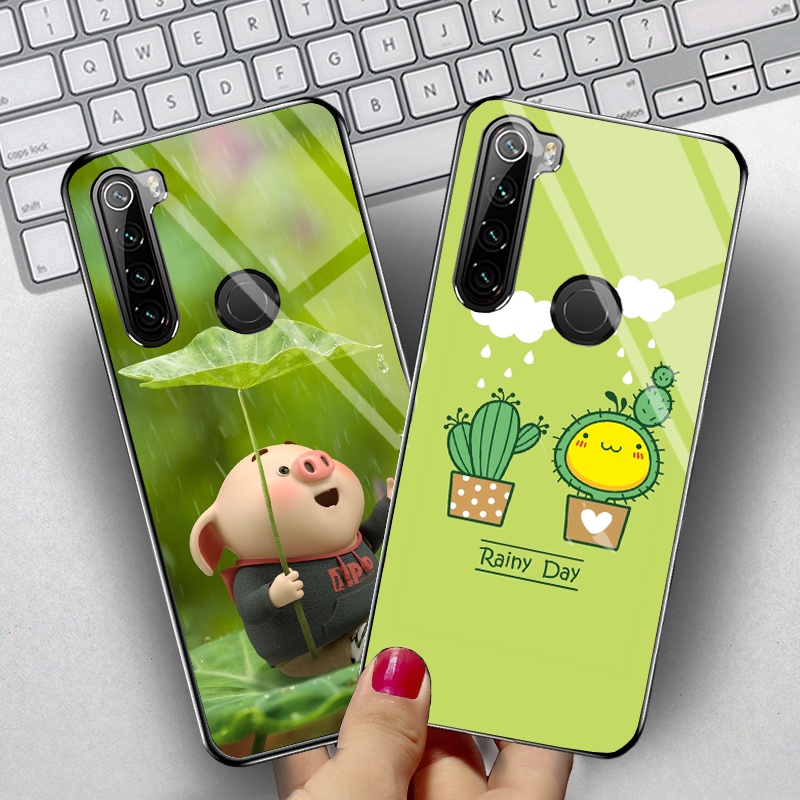 Ốp Xiaomi Redmi Note 8/NOTE 8 PRO mặt kính gương bóng