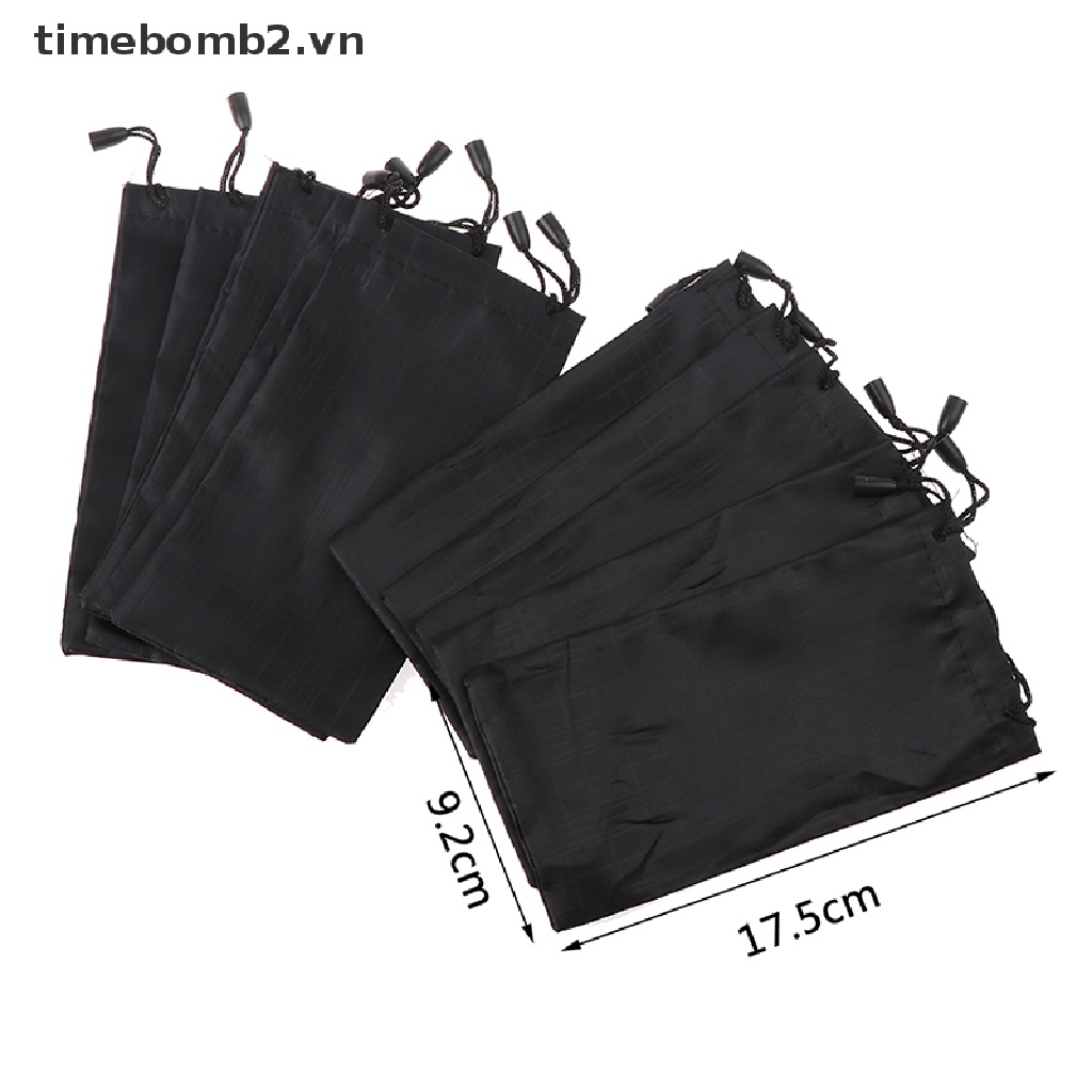 Set 10 Túi Vải Mềm Đựng Mắt Kính Tiện Dụng