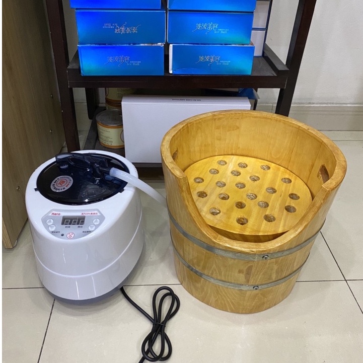 Bộ Xông Đầu ( Máy và chậu xông đầu ) - Dùng SPA -TMV