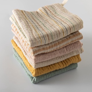 Set khăn mặt sợi tre hq 4 lớp (set 5 khăn)