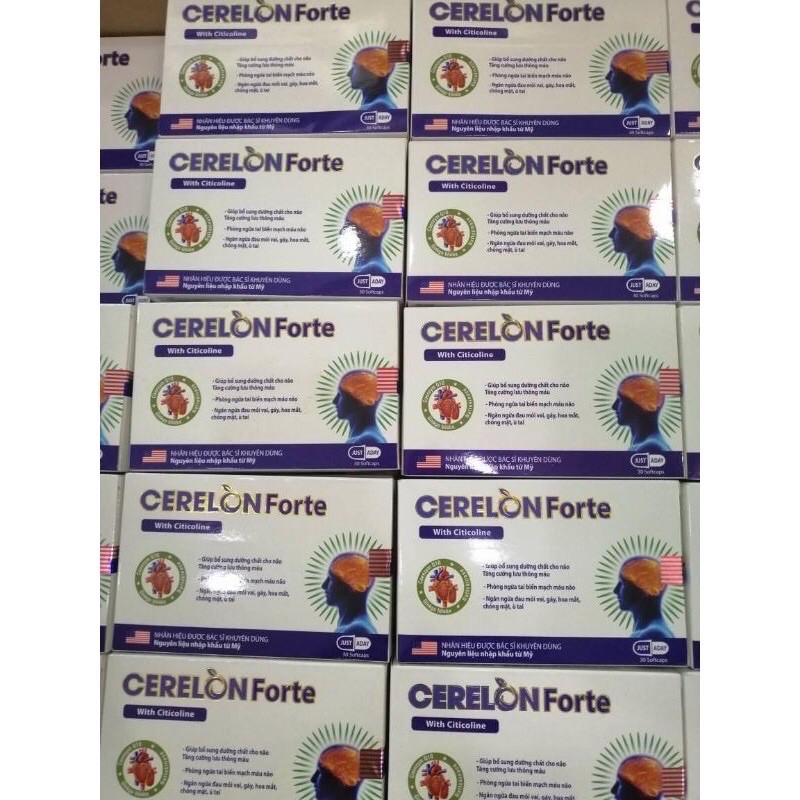 Cerelon Forte - Giúp bổ sung dưỡng chất cho não hiệu quả ăn ngon