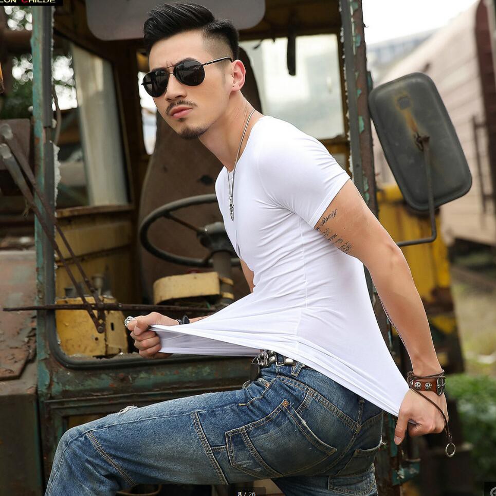 Áo Thun Nam Cổ Tròn Ngắn Tay 7 Màu Cỡ M-5Xl Độ đàn hồi cao