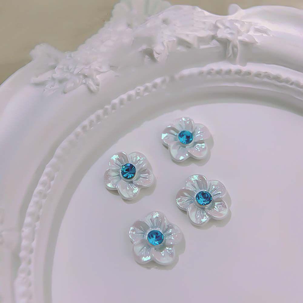 Phụ Kiện Trang Trí Móng Tay Ba Phần Bằng Hợp Kim Hình Hoa Phong Cách Baroque